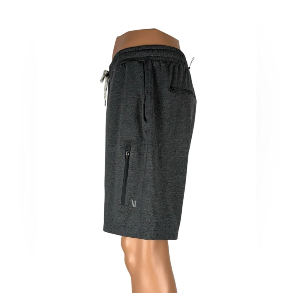 Vuori Mens XL Sunday Performance 7" Shorts Elastic Waist Pockets V381 Gray EUC - Picture 4 of 11